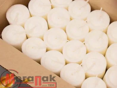 Парафиновый вкладыш, выс.5см, арт. Р2773 Белый - фото