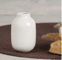 Ваза 8 см, d=2.5(5)см, белая, арт. FRE-102 Белый - фото