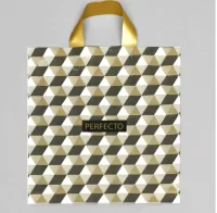 Сумка-пакет 35*31 с петлевой ручкой 90мк Перфекто Иллюзия  - фото