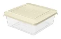 Контейнер для продуктов "Asti" квадратный 0,5л (светло-бежевый), арт. 221100325/01 Бежевый - фото