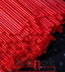 Соломка 6*140 ДВОЙНАЯ Coffee-stick 1/25 Б красная Красный - фото