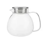 Чайник заварочный BY COLLECTION Volga 1000мл, жаропрочное стекло, 850-240 Прозрачный - фото