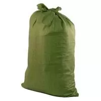 Мешок РР 45*75см зеленый на 25кг, 100 шт  - фото