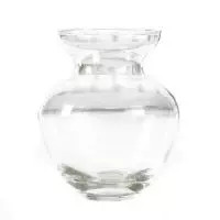 Ваза декоративная прозрачная ЗАЛИНА-4 малая 1975 Прозрачный - фото