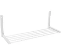 Сушилка настенная складная 83*30см (СН80/Б белый) НИКА (10) Белый - фото