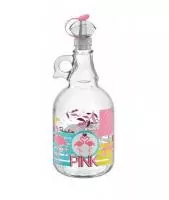 Бутылка для масла 1 л "Фламинго" Прозрачный - фото