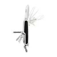 Нож мультитул "СЛЕДОПЫТ" 11 предметов (арт. PF-MT-02) Серебро - фото
