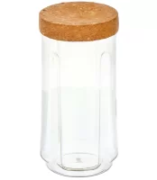 Банка для сыпучих продуктов Sugar&Spice Rosemary 1,1л с пробковой крышкой (12) SE105810996 Прозрачный - фото