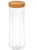Банка для сыпучих продуктов Sugar&Spice Rosemary 1,6л с пробковой крышкой (12) SE1059100996 Прозрачный - фото