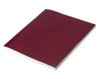 Тетрадь бумвинил А4 96л. скоба, офсет №1, клетка, STAFF, БОРДОВЫЙ, 403420 Бордо - фото