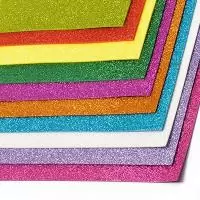 Набор глиттерного фоамирана Magic 4 Hobby 2 мм ассорти №2, 10 штук  - фото