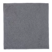 Салфетка махровая, гладкокрашеная, 30*30, 380 г/м2, цвет: 910-серый, арт. ВТ 30-30Г Серый - фото