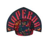 Шапка банная с принтом "Кокошник Хохлома", войлок синтетический, Б040613 (10) Разноцветный - фото