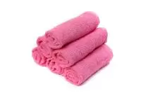 Салфетка махровая, гладкокрашеная, 30*30, 380 г/м2, цвет: 105-ярко-розовый, арт. ВТ 30-30Г Розовый - фото