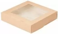 Коробка картонная с окном ECO Tabox PRO 1555/200*200*50мм, 10 шт  - фото