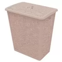 Корзина для белья Fiori 35л, розовый топаз Розовый - фото