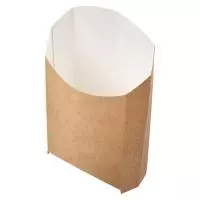 ТЦ10штКоробка карт для фри 135*126*40 ECO FRY L Коричневый - фото