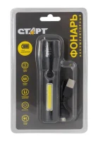 Фонарь СТАРТ LHE 517-C1 Black, арт. 18092 Черный - фото