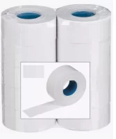 Этикетка 26*16 прямоугольная белая, КОМПЛЕКТ 5 рулонов по700шт Белый - фото