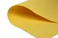 Фоамиран 60х70см 0,8мм 1лист, желтый 005-112 Желтый - фото