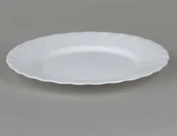 Тарелка обеденная ТРИАНОН 24,5см, арт. N3645 Белый - фото