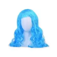 Парик маскарадный «Синие длинные кудри», S1174 Синий - фото
