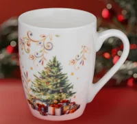 Кружка "Волшебное дерево" 300 мл, 12х8,5х11 см арт. 10338103 Белый - фото