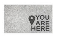 Коврик придверный Dekorelle LAPSHA 50X80см, в ассортименте Микс - фото