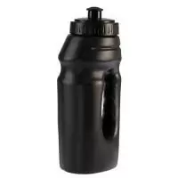Бутылка для воды черная велосипедная с ручкой, 700 мл Черный - фото