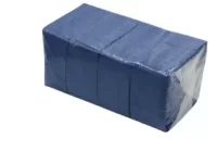 Салфетки бум. 33*33 2сл 200л синие 1/4 слож СФ (9) Синий - фото