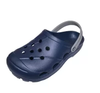 Сабо мужские "Ола" фиолетово-синий/дымчатый серый, 40 размер, арт. СБ-503 Фиолетовый - фото