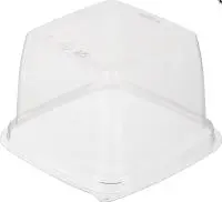 Комплект Контейнер Т-1010ДН коричневая + Крышка Т-1010К Прозрачный - фото