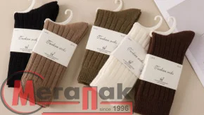 Носки женские TURKAN Ассорти (шерсть ламы) р.36-41 арт.6115  - фото