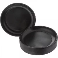 Тарелка десертная 16,5 см черная ЭЛИТ, 100шт (Р) Черный - фото