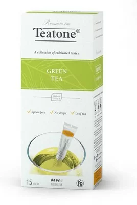 Чай зеленый TEATONE, 15 шт  - фото