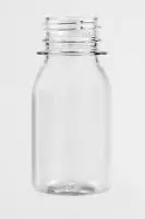 Бутылка 0,05л прозрачная 1881 d28мм, 10шт  - фото