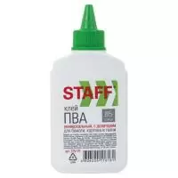 Клей ПВА STAFF EVERYDAY 85 г, с дозатором  - фото