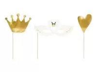 Набор для фотобутофории «Прекрасный лебедь», микс, 3шт/упак, KNP27-019M Золотой - фото