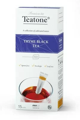 Чай черный TEATONE "аромат чабреца", 15 шт  - фото