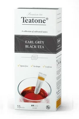 Чай черный TEATONE "аромат бергамота", 15 шт  - фото