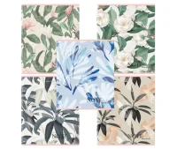 Тетрадь А5 96л. BRAUBERG скоба, клетка, обложка картон, Bloom (микс в спайке), 404438 Микс - фото