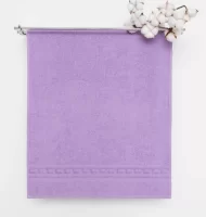 Полотенце ЮНОНА 70х130. 360гр./м2, светло-фиолетовый Фиолетовый - фото