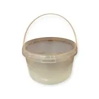 Комплект Ведро 1,5л прозрачное + Крышка D-170мм Комплект Ведро 1,5л прозрачное + Крышка D-170мм Прозрачный - фото