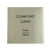 Мыло, картон белый 20 гр (Коллекция COMFORT LAND) 1/25  - фото