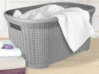 Корзина для хранения Plast Team Melange 35л 530х356х255 мм серый шторм, арт. PT408110025 Серый - фото