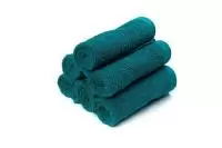 Салфетка махровая, гладкокрашеная, 30*30, 380 г/м2, цвет: 507-темно-зеленый, арт. ВТ 30-30Г Зеленый - фото