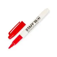 Маркер стираемый д/доски STAFF EVERYDAY WBM-093, КРАСНЫЙ, 2,5 мм, тонкий корпус, 151095 Красный - фото