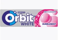 Ж/Р Орбит Белоснежный Баблминт 13,6г /30п/20бл/600, 10210120  - фото