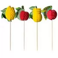 Украшение  "Фрукты" 15см 1/100 (50)  - фото