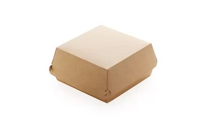 Коробка картонная для гамбургера 140*140*70 "ECO BURGER L", 50 шт  - фото